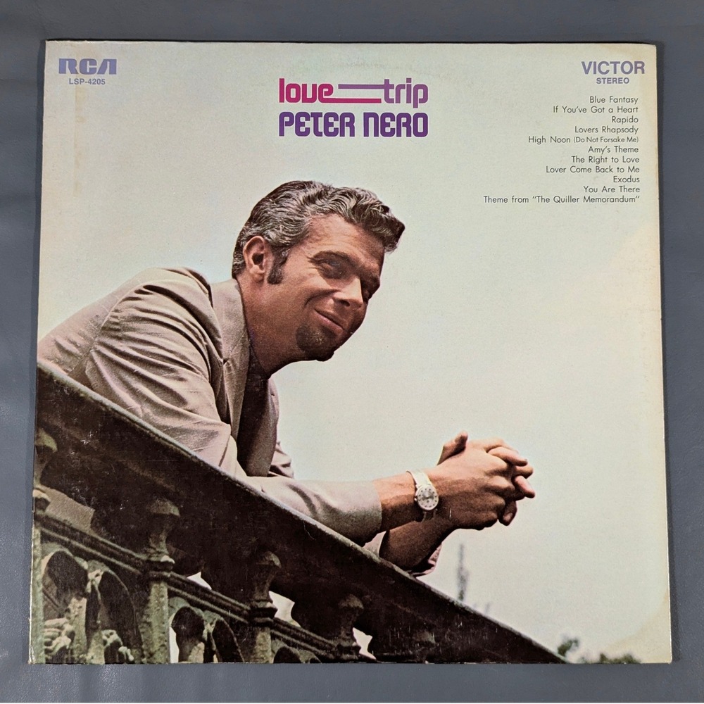 Peter Nero Love Trip 1969 Vinyl LP RCA Victor LSP-4205 Stereo VG/VG